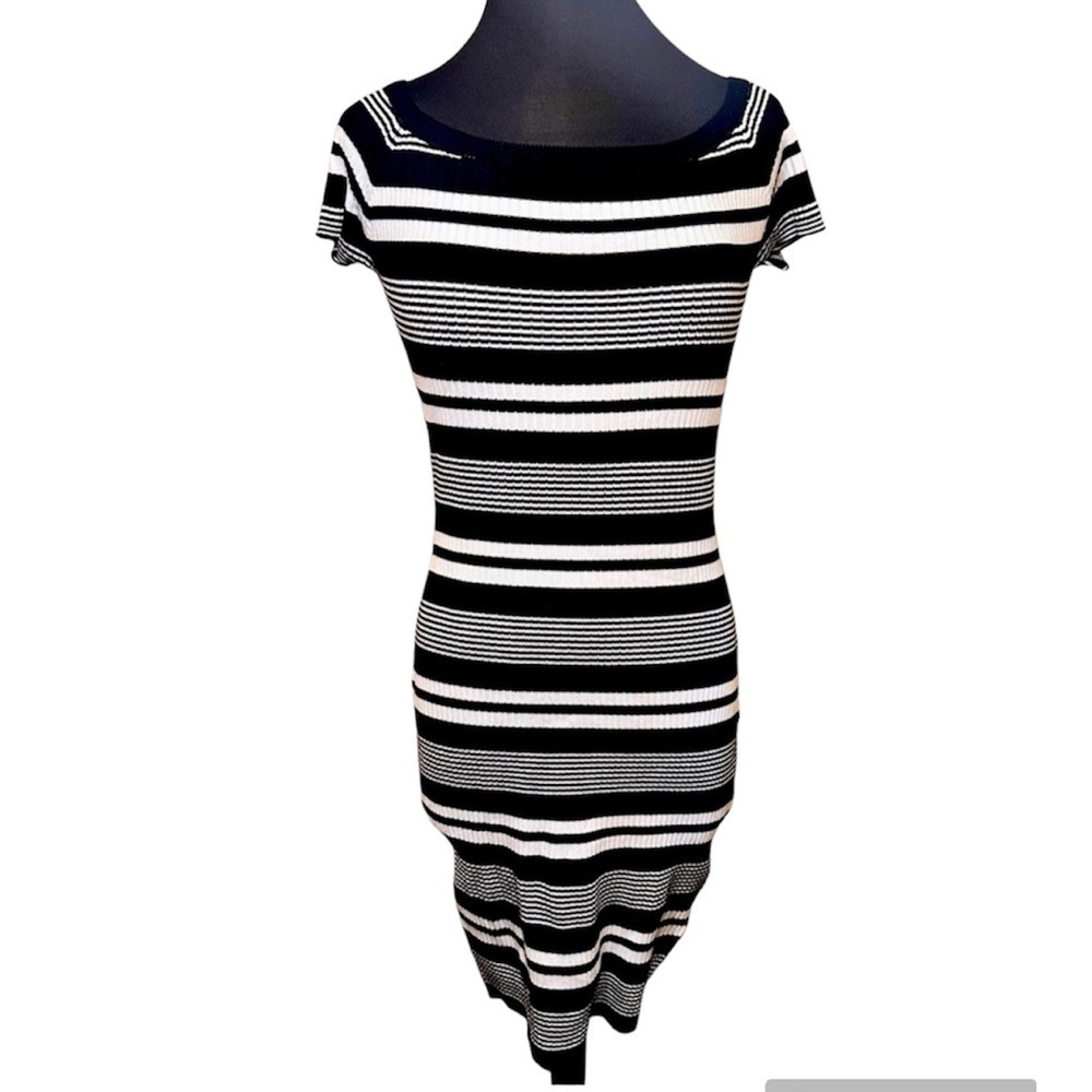 NWT Say What black and white striped sweater dress size extra large - Picture 1 of 7